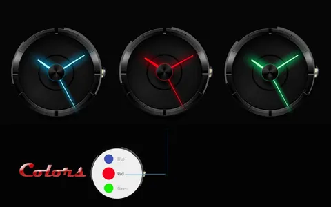 Glowsticks - Watch Face screenshot 3