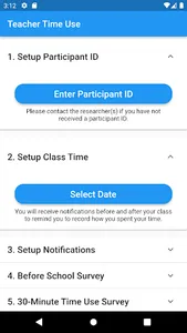 Teacher Time Use screenshot 1