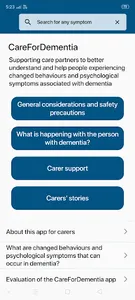 CareForDementia screenshot 2