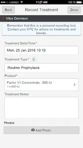 MyCBDR screenshot 2