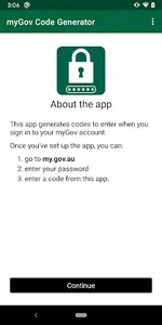 myGov Code Generator screenshot 1