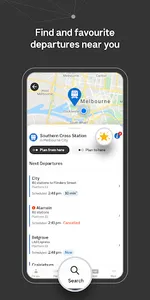 Public Transport Victoria app screenshot 3