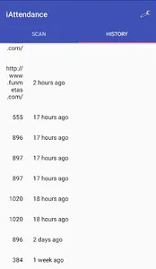 iAttendance: QR Tracker screenshot 1
