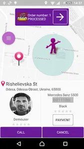 VIP taxi Odessa demo screenshot 3