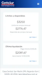 Homebanking Cartasur screenshot 0