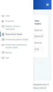 Homebanking Cartasur screenshot 1