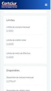 Homebanking Cartasur screenshot 2