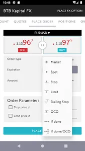 BTB Kapital FX screenshot 2