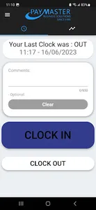 PayMaster Time and Attendance screenshot 2