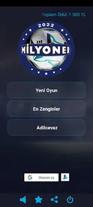 Futbol 2022 Milyoner Şov screenshot 0