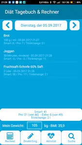 WW Diät-Tagebuch & Punkte-Rech screenshot 1