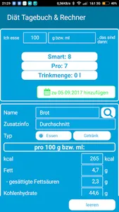 WW Diät-Tagebuch & Punkte-Rech screenshot 2