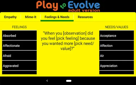 NVC Play to Evolve Adult versi screenshot 12