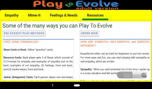 NVC Play to Evolve Adult versi screenshot 9