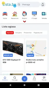 Lista.ba screenshot 1