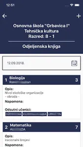 eDnevnik - Mobilna aplikacija screenshot 5