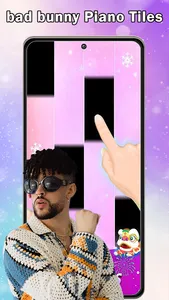 bad bunny piano game Tiles screenshot 2