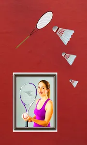 Badminton photo frame screenshot 3
