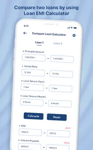 EMI Calculator & Loan Planner screenshot 3