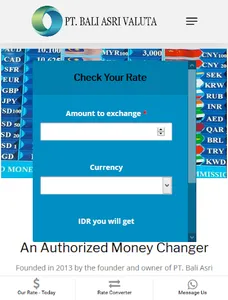 Bali Asri Currency Converter screenshot 0