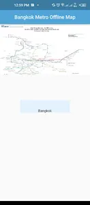 Bangkok Metro Offline Map App screenshot 0