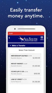 AllSouth Mobile Banking screenshot 1