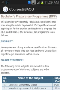 BAOU Courses screenshot 0