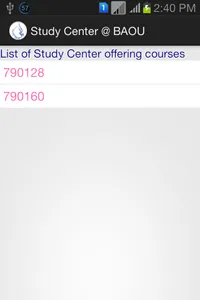 BAOU Study Center screenshot 3