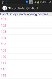 BAOU Study Center screenshot 6