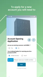 BDBL - eAccount screenshot 1