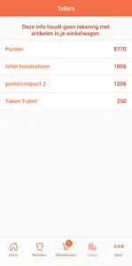 Uitrusting screenshot 1