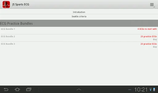 JS SportsECG screenshot 0