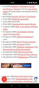 Bioscoopreleases België screenshot 1
