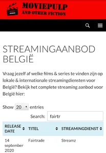 Streamingaanbod België screenshot 1