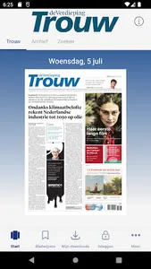 Trouw digitale krant screenshot 0