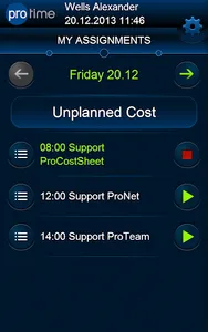 Protime ProMobile screenshot 1