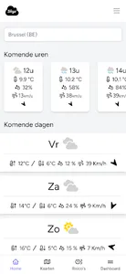 Skyz weerbericht screenshot 0