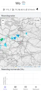 Skyz weerbericht screenshot 1