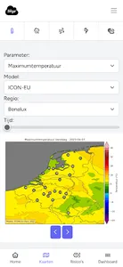 Skyz weerbericht screenshot 2