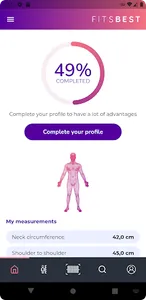 Fitsbest screenshot 1