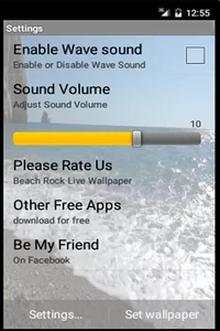 Beach Wave Live Wallpaper screenshot 2