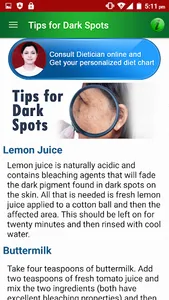Beautiful Skin Diet Tips & Acn screenshot 1