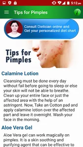 Beautiful Skin Diet Tips & Acn screenshot 3