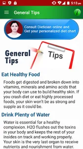 Beautiful Skin Diet Tips & Acn screenshot 6