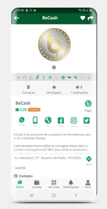 BeCash Programa de Vantagens e screenshot 2