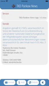 TKD Pankow News screenshot 1