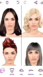 Hairstyles for your face screenshot 8