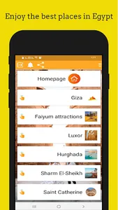 Tourist places in Egypt screenshot 0