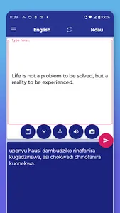 Ndau English Translator screenshot 28