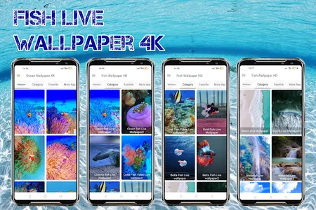 Clownfish Live Wallpaper 4K screenshot 7